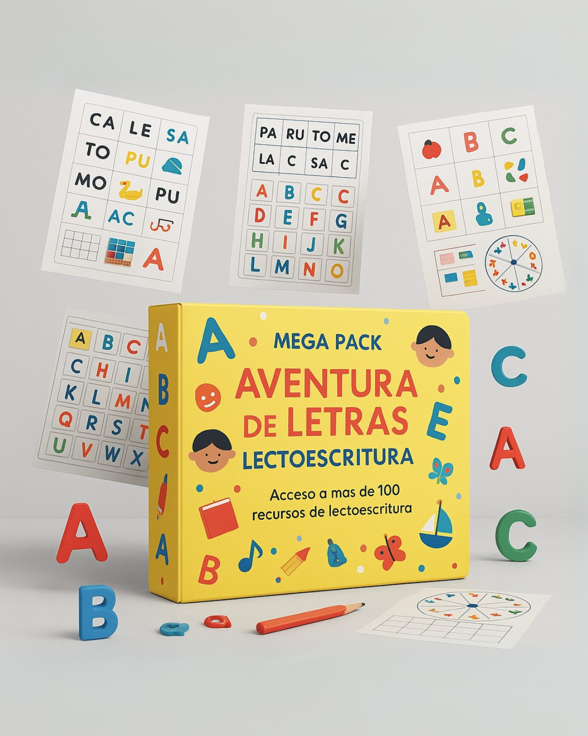 Mega Pack Aventura de Letras Lectoescritura